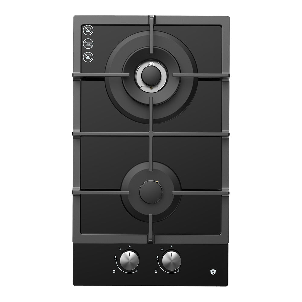 30CM BLACK GLASS GAS COOKTOP TGWF31G